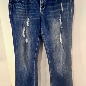 Amethyst Jeans Straight Leg in Classic Blue